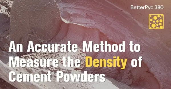 cement density measurement BetterPyc 380